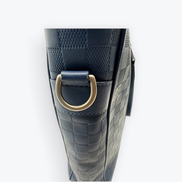 Auth Louis Vuitton Large LV Tadao PM Neptune Blue Damier Infini Tote Bag - Picture 5 of 14